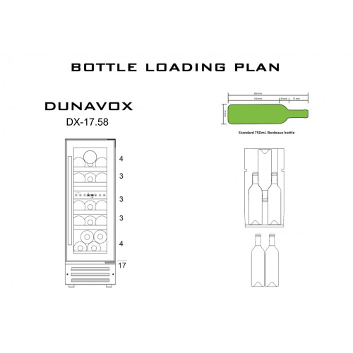 Винный шкаф Dunavox DX-17.58/DP фото 10