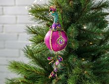 Ёлочная игрушка НАПЫЩЕННЫЙ ПАВЛИН, полиэстер, 18 см, Winter Deco