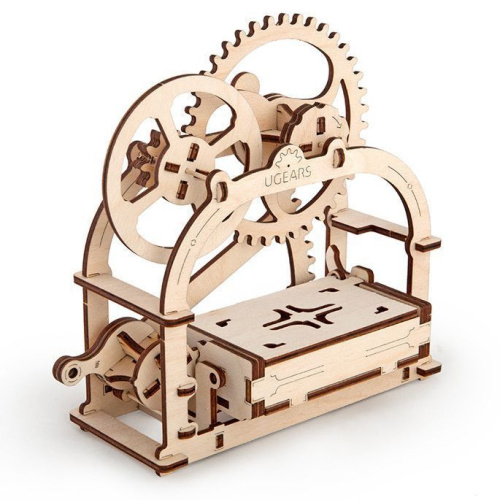 Конструктор 3D-пазл Ugears - Визитница-шкатулка