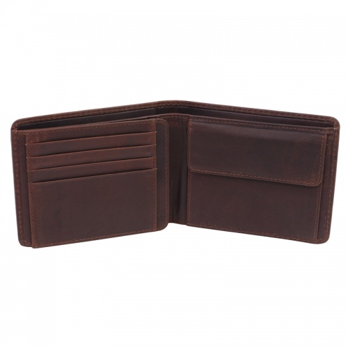 Бумажник Klondike Digger Amos, темно-коричневый, 12,5x10x2,5 см фото 9