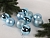 Набор однотонных пластиковых шаров, МИКС, голубые, 60 мм, упаковка 10 шт., Winter Decoration