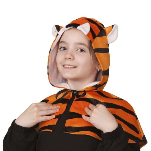 Карнавальный костюм Тигр, капюшон, Батик фото 3