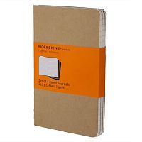 Набор 3 блокнота Moleskine Cahier Journal Pocket, в линейку