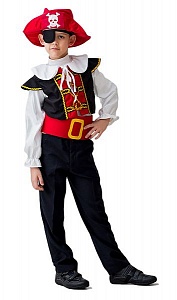 Карнавальный костюм "Пират в шляпе", 5-7 лет, Бока