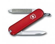 Нож-брелок Victorinox Classic Escort, 58 мм, 6 функций, красный