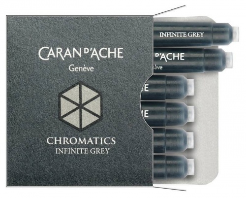 Carandache Чернила (картридж), серый, 6 шт в упаковке