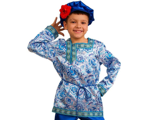 Карнавальный костюм Вася-Василёк, Батик, Батик фото 2