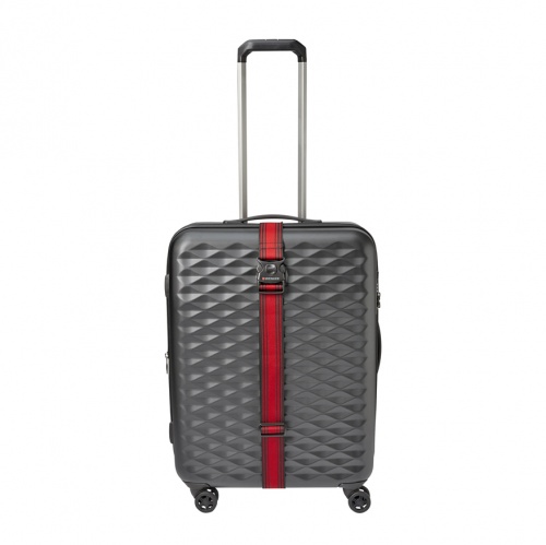 Ремень багажный Wenger, черный/красный, 101,5x1,4x5 см фото 2