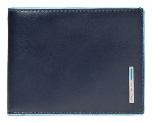 Кошелек Piquadro Blue Square, синий, 12,5х9,5х2 см