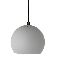 Лампа подвесная ball, светло-серая, матовое покрытие
