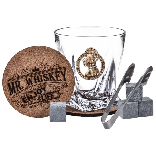 Набор бокалов для виски подарочный "Дева" упаковка Mr Whiskey фото 3