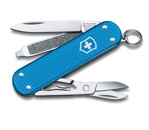 Нож Victorinox Alox Classic, 58 мм, 5 функций, голубой (подар. упак.)