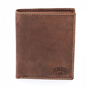 Бумажник Klondike Yukon, коричневый, 10х2х12,5 см