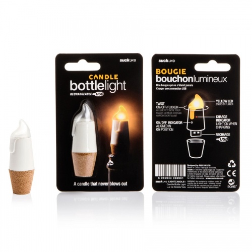 Пробка для бутылки bottlelight с подсветкой и usb фото 10
