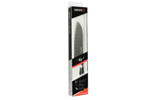 Нож Samura сантоку Mo-V Stonewash, 18 см, G-10 фото 5