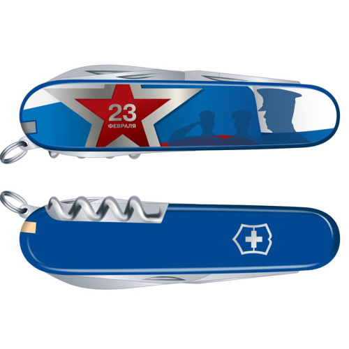 Нож Victorinox Spartan, 91 мм, 12 функций, '23 февраля', 1.3603 DDAY II фото 3