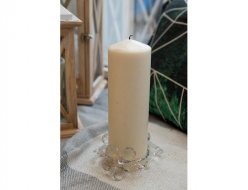 Мини-венок для свечей и декорирования "Хрустальные цветы", 13 см, Swerox фото 3