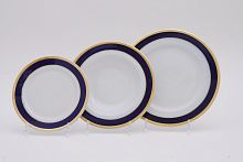 Набор тарелок сабина 18 предметов.чехия (19+23+25см) 02160129-0767, Leander