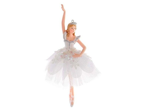 Ёлочная игрушка БАЛЕРИНА МАДЛЕН, полистоун, 14 см, подвеска, Kurts Adler