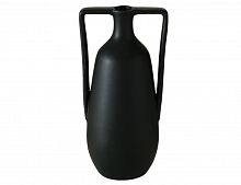 Керамическая ваза амфора "Мелаксия" чёрная, Boltze