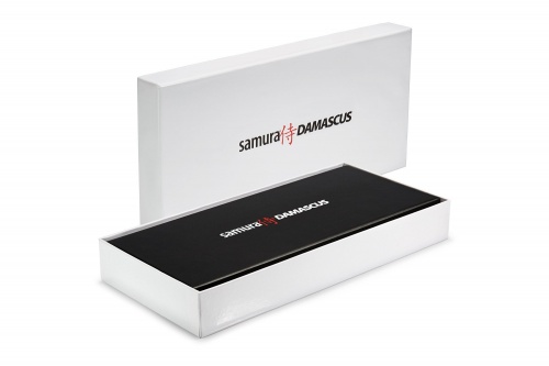 Набор из 3 ножей Samura Damascus, G-10, дамаск 67 слоев, в подарочной коробке фото 5