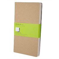 Набор 3 блокнота Moleskine Cahier Journal Large, без разлиновки