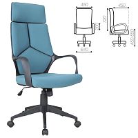Кресло компьютерное Brabix Premium Prime EX-515 ткань, голубое 531568