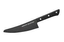 Нож кухонный Samura Shadow малый Шеф с покр. Black-coating, 16,6 см, AUS-8, ABS пластик