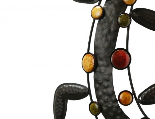 Настенное интерьерное украшение "Саламандра", металл, 51х29 см, Boltze фото 3