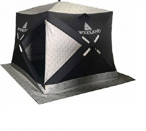 Зимняя палатка куб WOODLAND Ultra, трехслойная фото 7