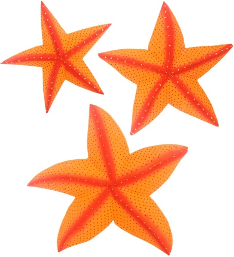 Панно «Морская звезда» набор из трех (о.Бали)