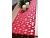 Новогодняя дорожка для стола ЗОЛОТОЙ СНЕГОПАД, полиэстер, красная, 150х32 см, Kaemingk