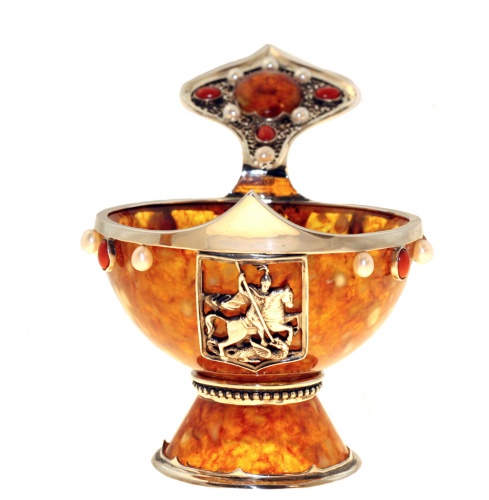 чаша "Державная" из янтаря, 1803k фото 2