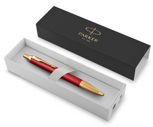 Parker IM Premium - Red GT, шариковая ручка, M фото 2