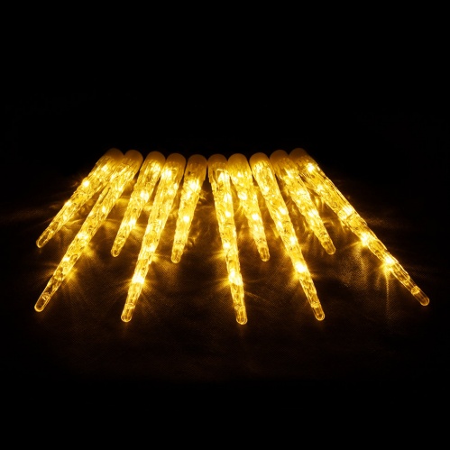 Уличная светодиодная гирлянда (теплый свет) Vegas Сосульки 40 LED, 10 штук, 2х0,3 м, 24V 55036 фото 2