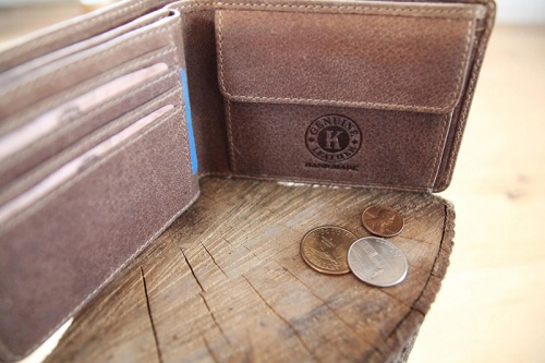 Бумажник Klondike Tony, коричневый, 12x9 см фото 15