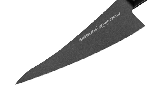 Нож Samura Shadow универсальный Black-coating, 14,6 см, AUS-8, ABS пластик фото 5