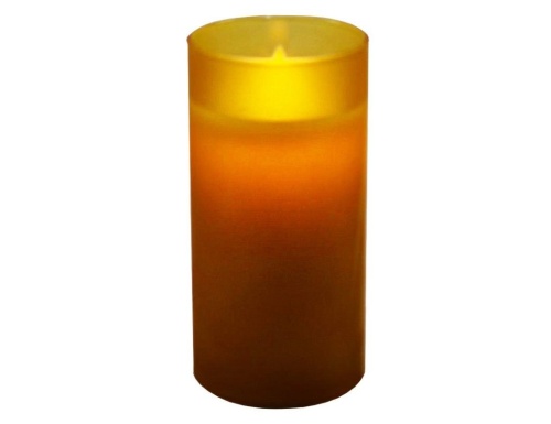 Восковая светодиодная свеча в стакане "Мэрил", имитация "живого" мерцающего пламени, колышуйся язычок, 15 см, Peha Magic фото 3