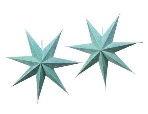 Подвесная звезда плафон SOFT MAGIC, хлопковая бумага, 60 см, патрон Е14, Kaemingk фото 3