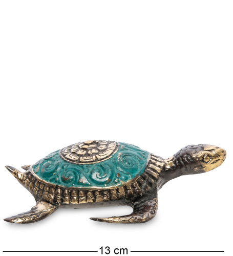24-170-01 Фигурка «Морская черепаха» бронза (о.Бали) фото 2