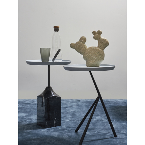 Столик приставной sustainable collection, D37,7 см, серый/черный фото 10