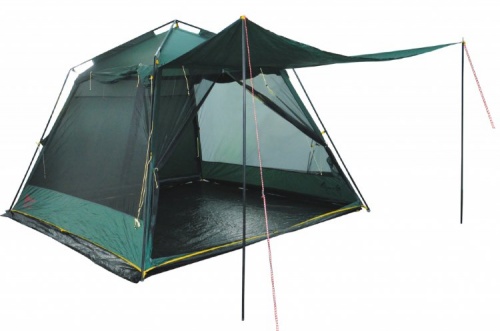 Тент-шатер Tramp BUNGALOW Lux Green V2 фото 2