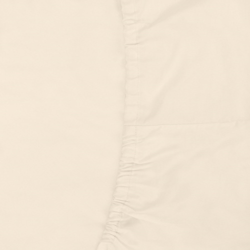 Простыня на резинке из сатина белого цвета из коллекции essential, 200х200х30 см фото 2