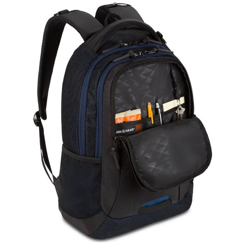Рюкзак Swissgear 15", черный, 34 x 16,5х47 см, 24 л фото 5