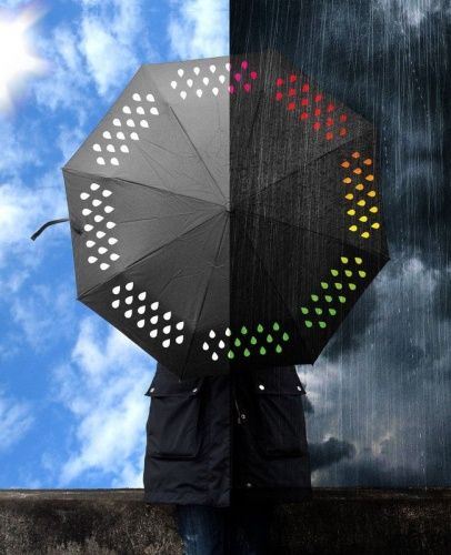 Зонт меняющий цвет фото 3