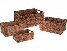 Набор плетёных корзинок "Виллоу" (4 штуки), Koopman International