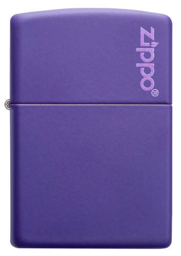 Зажигалка Zippo Purple Matte Logo фото 5