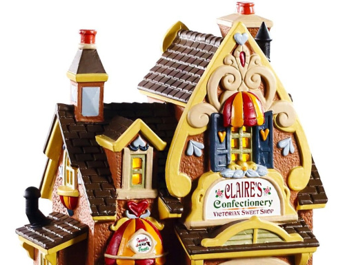 Кондитерская Клэр, керамика, подсветка, 18х15х13 см, LEMAX фото 5