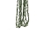 БУСЫ пластиковые БРИЛЛИАНТОВАЯ РОССЫПЬ, 5 мм, 2.7 м, цвет: классический зеленый, Kaemingk