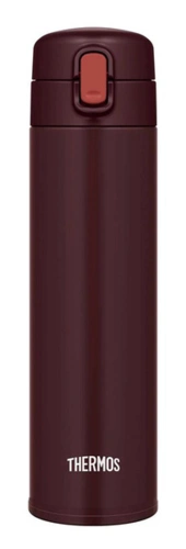 Термос детский Thermos FJM-450 BW (0,45 литра) с трубочкой, коричневый